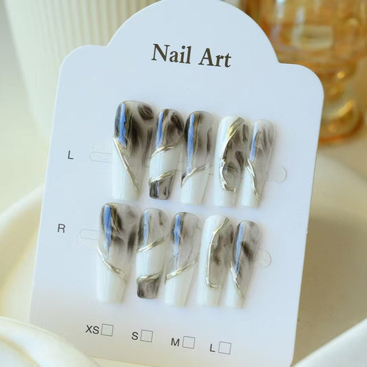 Ink Veil - Press on Nails