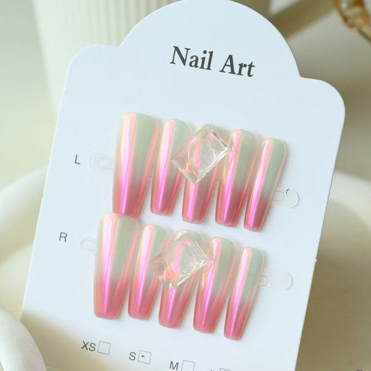 Pearl Glow - Press on Nails